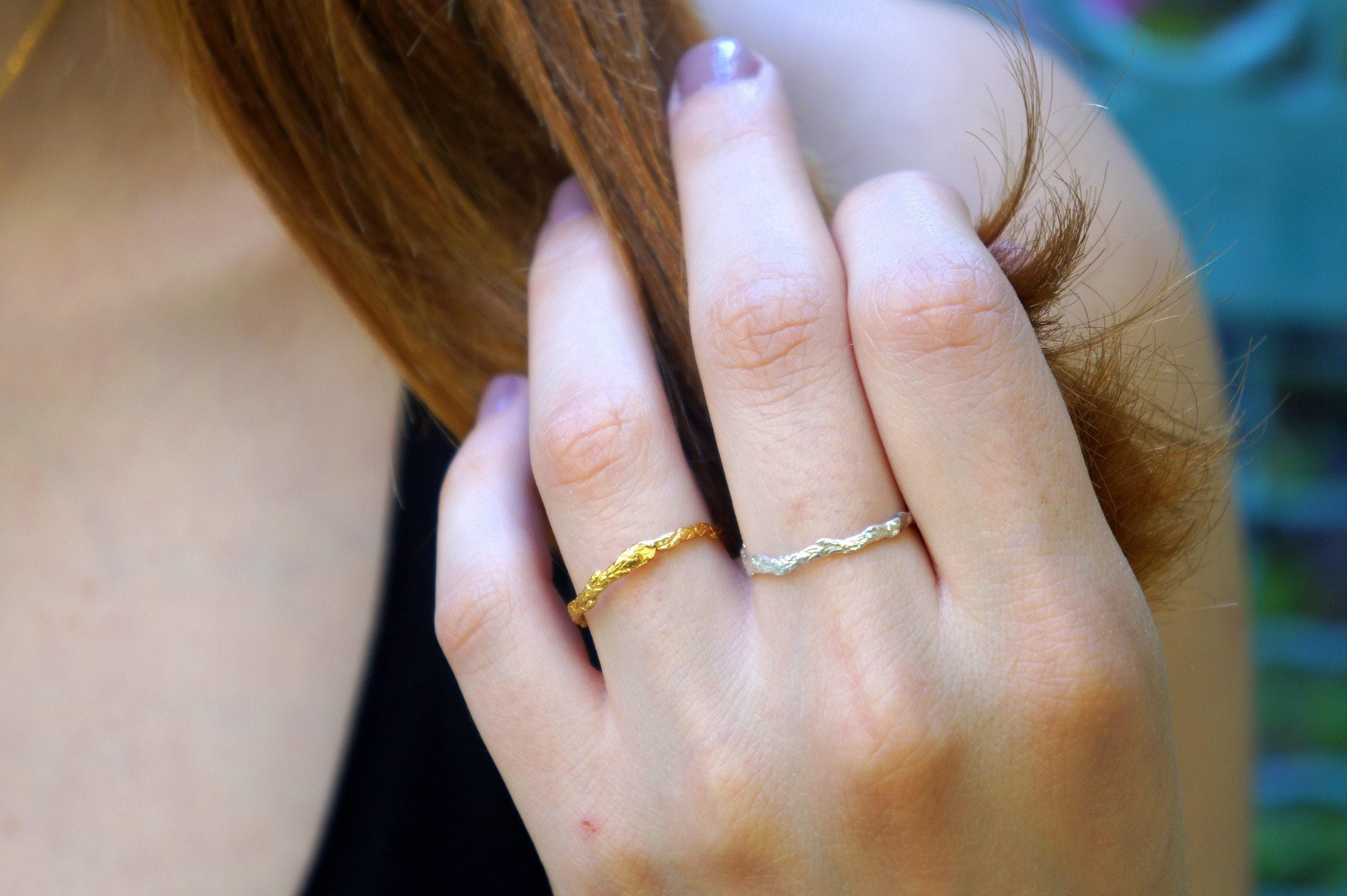 Silver Juniper Ring, Cypress Branch, Sterling Silver Ring, Gift for Her, Handmade Wedding Gift, Promise Ring, Silver Jewelry fort Women
